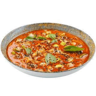 Рамен с къри и тиквички