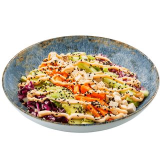 Поке бол с пушено тофу