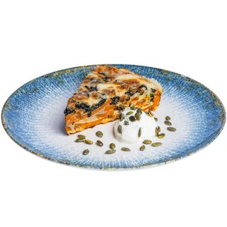 Киш със спанак и сладък картоф