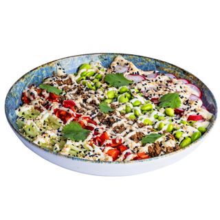 Поке бол с веган риба тон