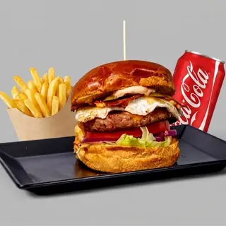 Special Golden Burger style menu