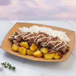 Зенбокс с телешко дърпано(400гр)