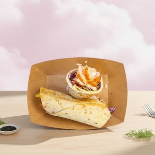 Здравословен дюнер със сьомга