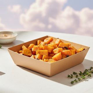 Печен сладък картоф