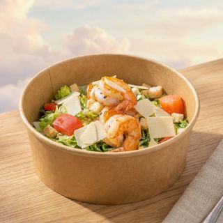 Салата Цезар с тигрови скариди(390гр)