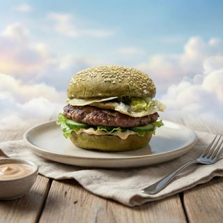 Здравословен бургер с телешко ангъс