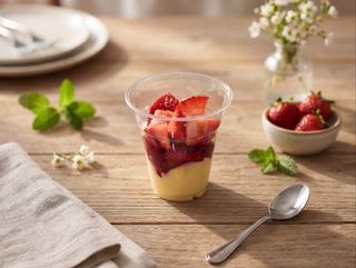 КРЕМ БРЮЛЕ С ЯГОДИ