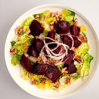 Healthy beetroot salad