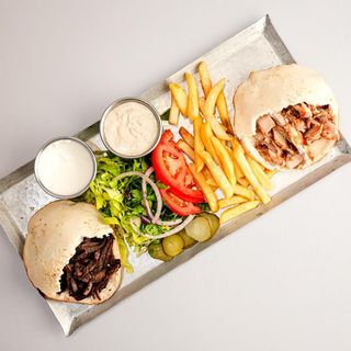Mix shawarma platter