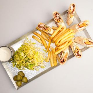 Arabic chicken shawarma