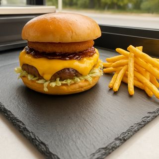 Телешки бургер