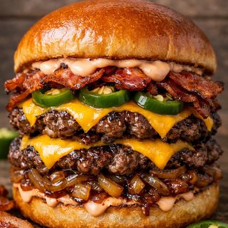 Телешки смаш бургер