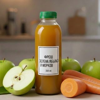 Фреш ябълка и морков/ 300мл