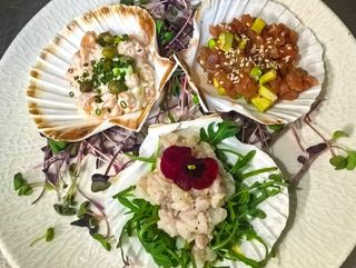 Трио рибен тартар