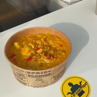 Ризото с пиле и къри