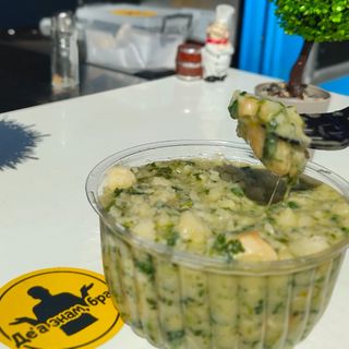 Ризото с пиле и спанак