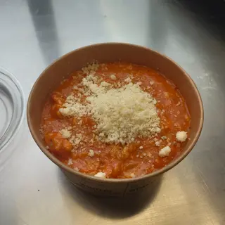 Доматено ризото с пиле