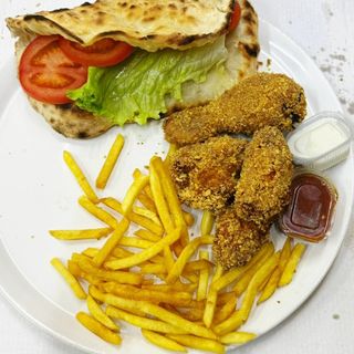 Фокача с пилешко - меню