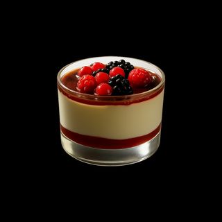 Крем брюле с горски плодове