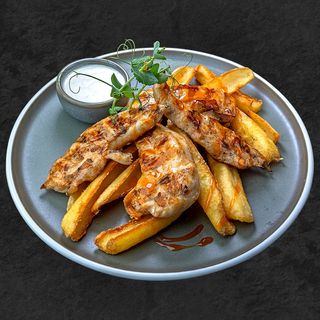 Глазирани пилешки филенца със сладко чили