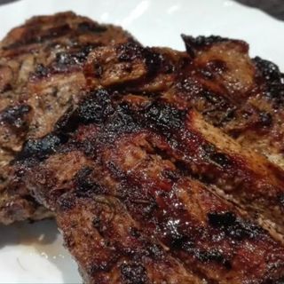 Свинска вратна пържола с гарнитура