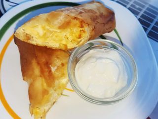 Баничка с кисело мляко