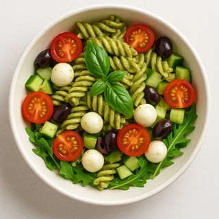 Pesto Pasta Salad (Fresh Mediterranean)