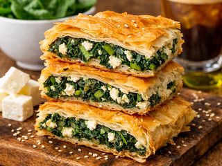 Гръцки бюрек със спанак и сирене