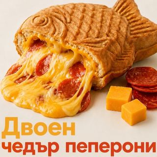 Двоен чедър пеперони