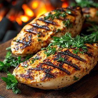 Пилешко филе на скара