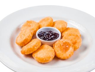 Хапки топени сиренца със сладко