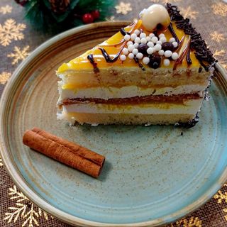 Парче торта брюле