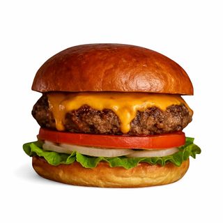 Смаш Чийзбургер с Black Angus с пържени картофи