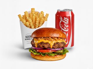 100 % Black Angus Чийзбургер Меню