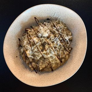 Ризото с манатарка и диви гъби