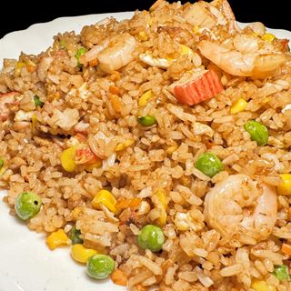 F6-Пържен ориз със скариди