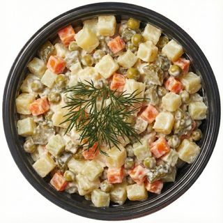 Руска салата без колбас