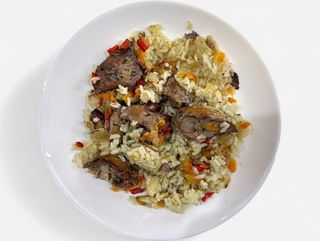 Пилешки дробчета с ориз