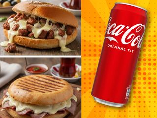 8-Меню Гурме Тост в Пиде (Menü Gurme Tost v Pide)-Gourmet Pita Toast Combo