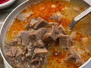 Шкембе чорба с телешки език-Tripe and Beef Tongue Soup