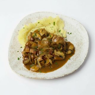 Свинско контра филе с “Пепър” сос