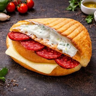 Джоб с чоризо и чедър