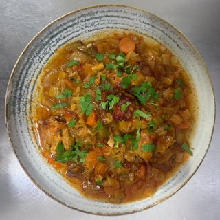 свинско праз и лук на фурна (350гр)