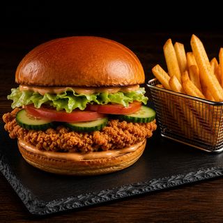 Crispy chicken бургер