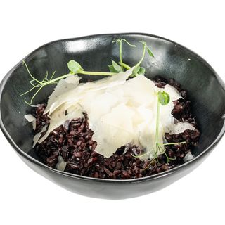 Черен ориз с пармезан