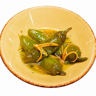 ПОРЦИЯ 3 броя МАРИНОВАНИ, ПЕЧЕНИ ЛЮТИ ЧУШКИ