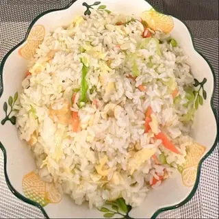 Ориз със зеленчуци и яйца