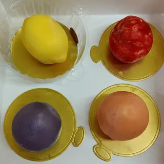 Кутия 4бр мусови десерти- лимон,праскова, синя слива, кайсия