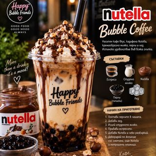 Nutella Bubble Coffee