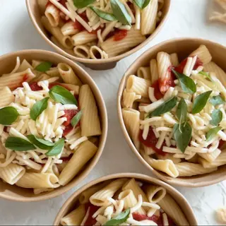 Pâtes à la sauce tomate 
